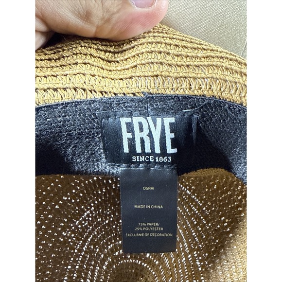 Frye Brown Stingy Brim Fedora Hat – Men's One Size - Picture 5 of 7